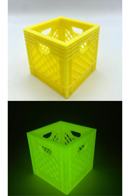 Mini Crate 3x3x3 Storage Box | 3D Printed Compact Desk Organizer