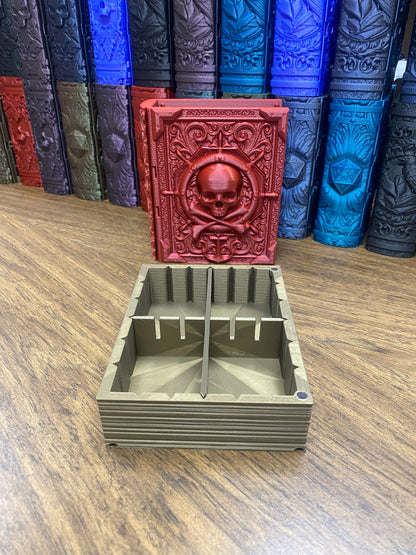 Pirate Yarr Reforged Tome DnD Dice Storage Tray | 3D Printed Book Box