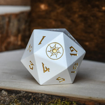 Solid Metal Spindown D20 Life Counter | MTG Commander Life Tracker