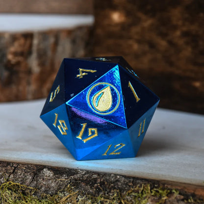 Solid Metal Spindown D20 Life Counter | MTG Commander Life Tracker