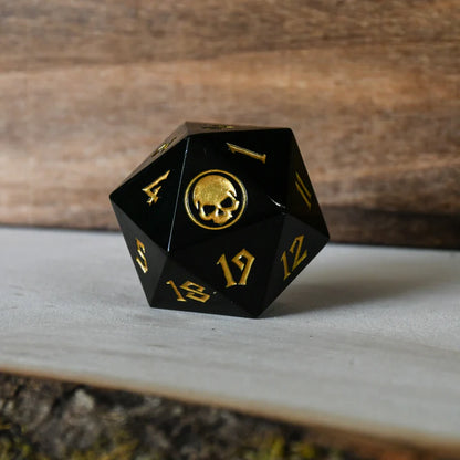 Solid Metal Spindown D20 Life Counter | MTG Commander Life Tracker