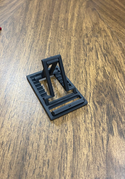 Cell Phone Stand: Collapsible Travel Desk Accessory Ultra Slim Holder