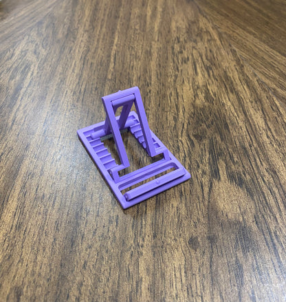 Cell Phone Stand: Collapsible Travel Desk Accessory Ultra Slim Holder