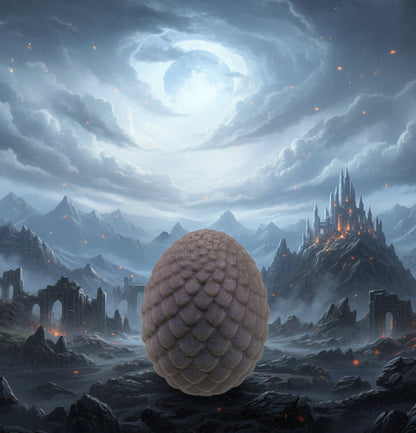 Starlight Threaded Dragon Eggs | Glitter Fillable Screw-Top Eggs