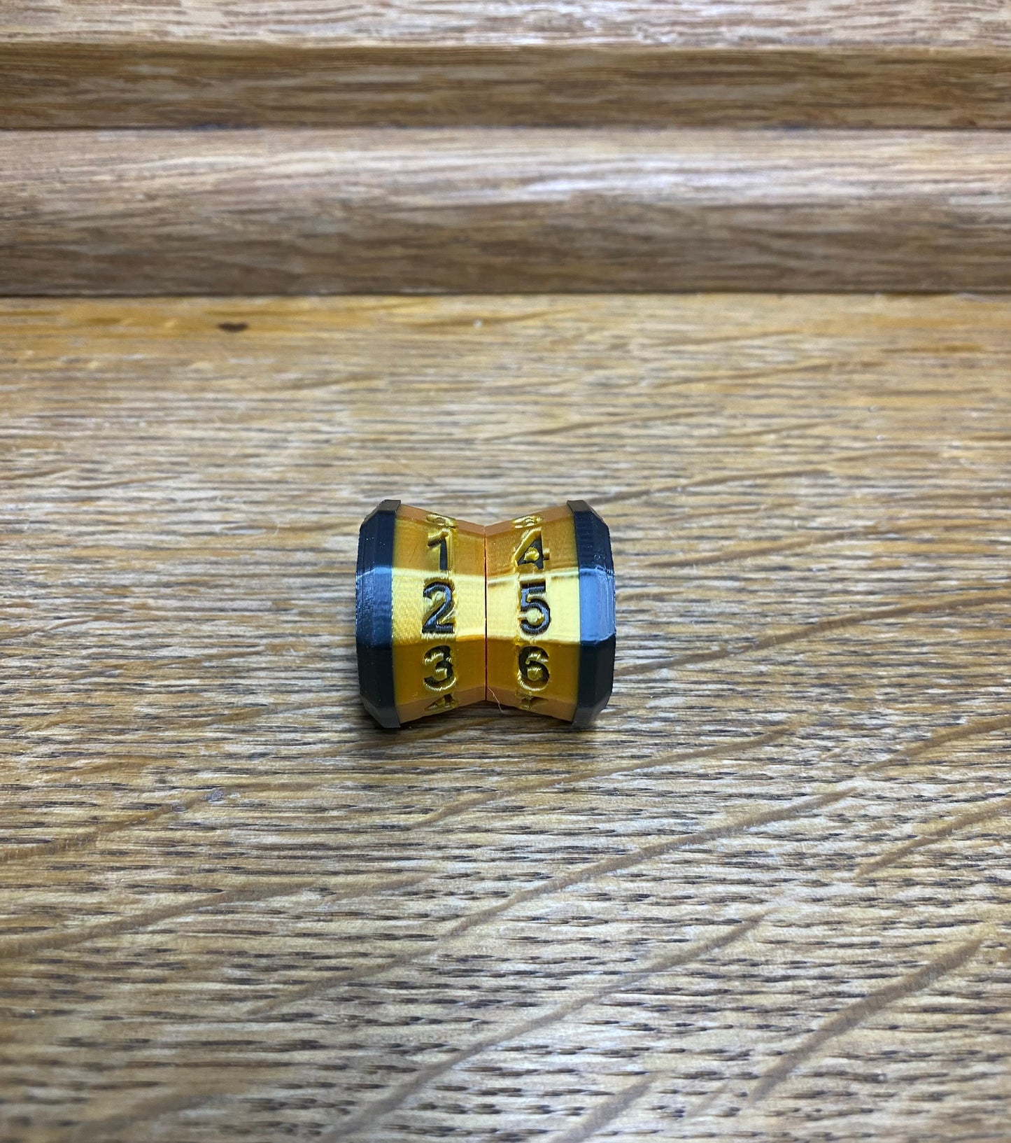 D100 MTG Life Counter Metallic Gold Middle Dial | 3D Printed Magic the Gathering