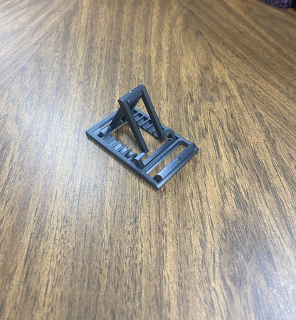 Cell Phone Stand: Collapsible Travel Desk Accessory Ultra Slim Holder