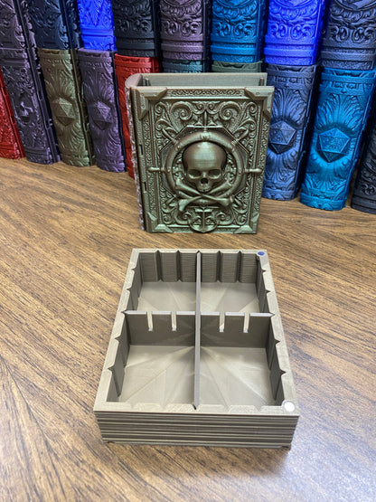 Pirate Yarr Reforged Tome DnD Dice Storage Tray | 3D Printed Book Box