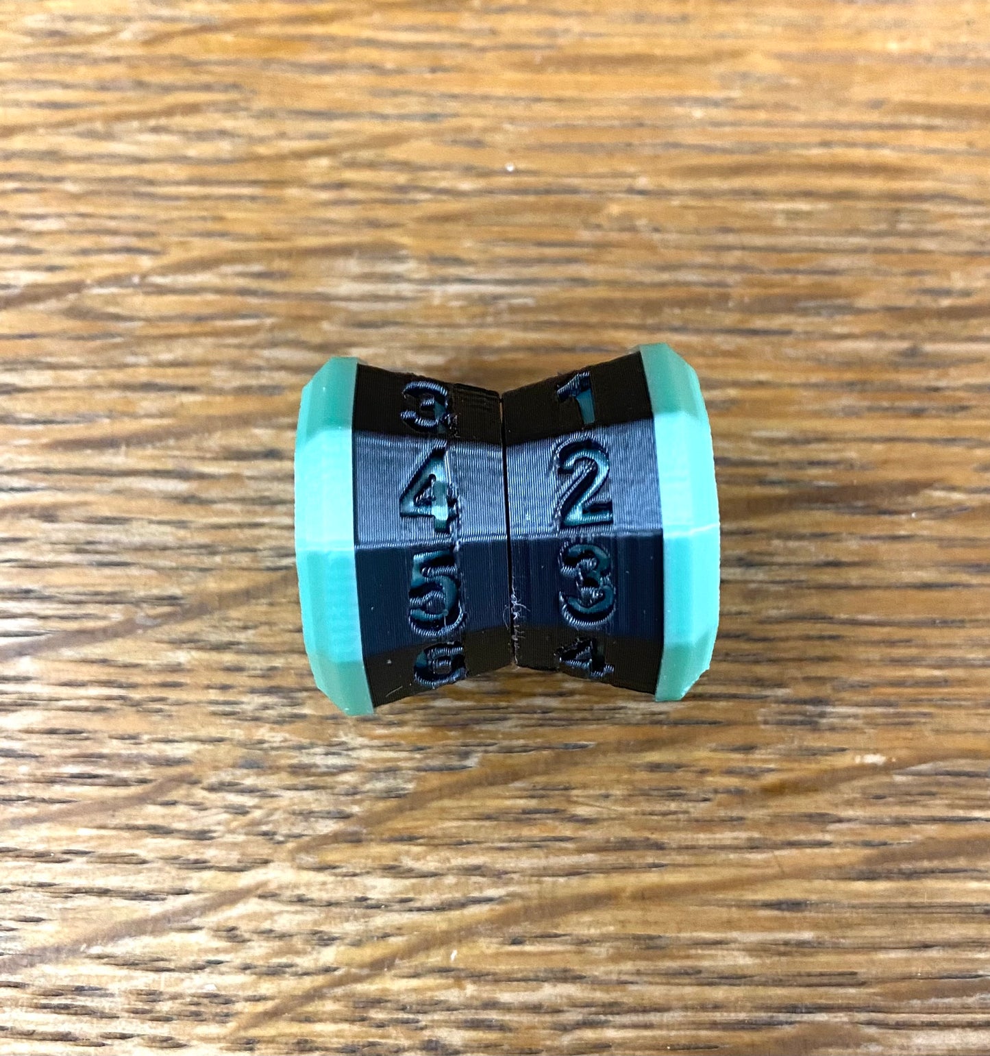 D100 MTG Life Counter Metallic Black Middle Dial| 3D Printed Magic the Gathering