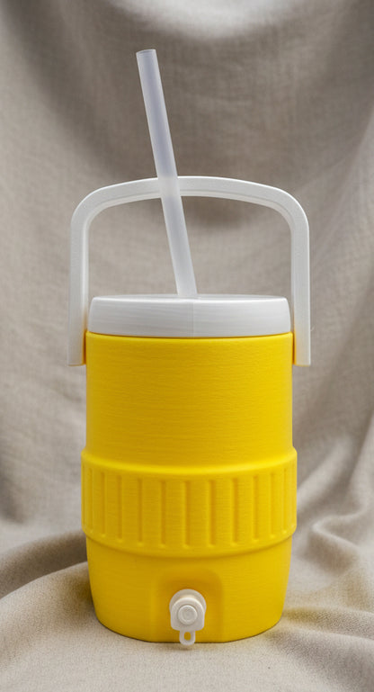 Mini Cooler Can Holder fits standard 12 ounce soda can, includes Reusable Straw