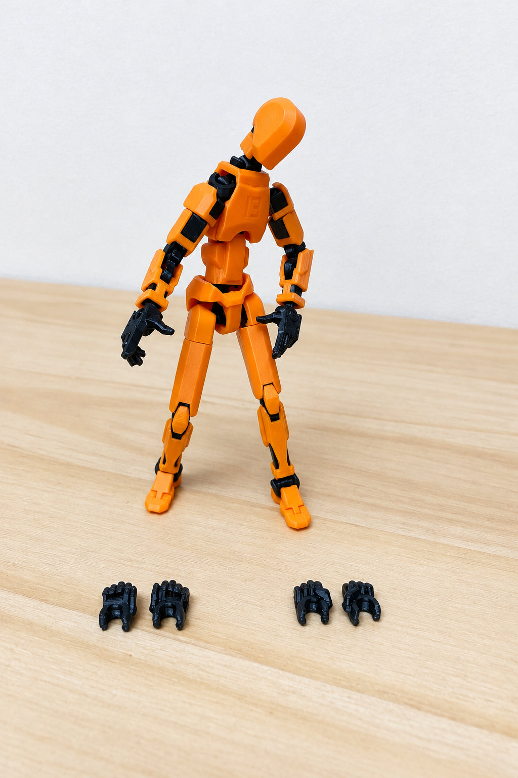 Dummy 13 – Colorful Articulated Action Figure Assembled and Unassembled