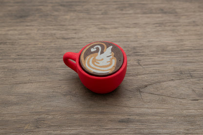 Latte Art Fidget Clicker | 3D Printed Realistic Coffee Cup Desk Accessory