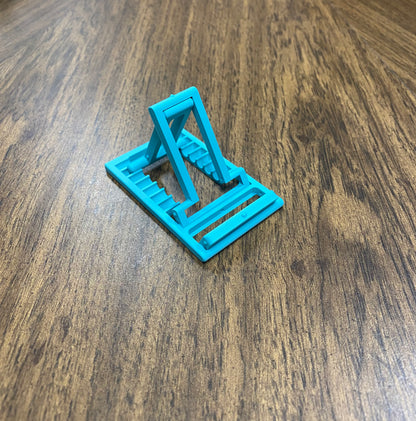 Cell Phone Stand: Collapsible Travel Desk Accessory Ultra Slim Holder