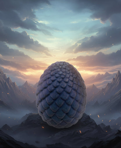 Starlight Threaded Dragon Eggs | Glitter Fillable Screw-Top Eggs