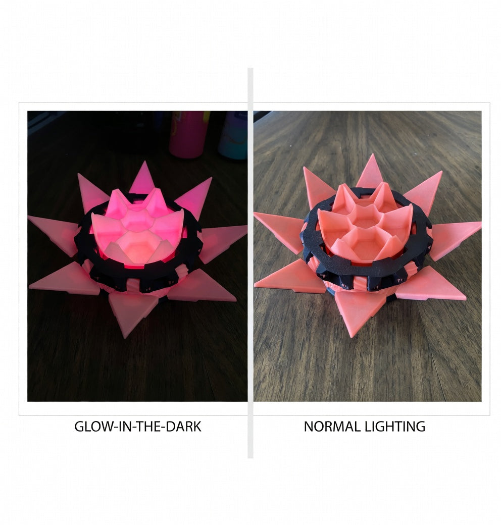 Mechanical Tilting Doors Dice Box | 3D Printed 7-Dice Dramatic Vault