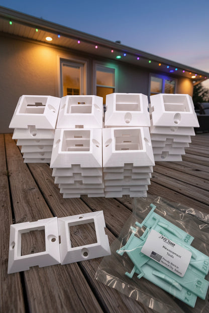 Permanent Light Mounting Bracket designed for Govee RGBIC, Light 2, & ELITE Outdoor Lights.
