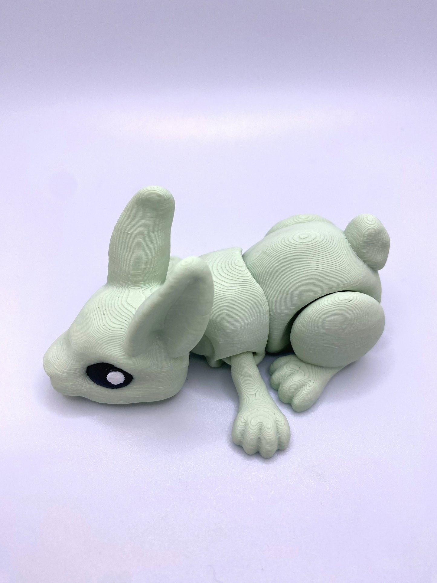 Mini Tiny Bunnies with Articulated Limbs great for a fidget toy, home decor, Easter Celebration, or your Easter Basket.