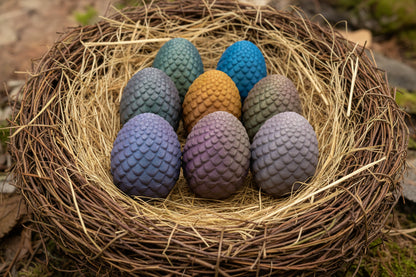 Starlight Threaded Dragon Eggs | Glitter Fillable Screw-Top Eggs