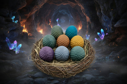 Starlight Threaded Dragon Eggs | Glitter Fillable Screw-Top Eggs