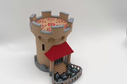 Mechanical Fantasy Castle Dice Tower | Working Gear D&D Dice Roller