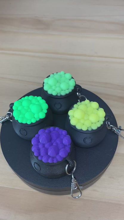 Bubble Top Cauldron Keychain