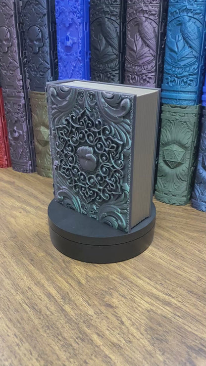 Monk Reforged Tome DnD Dice Storage Tray | 3D Printed Book Box