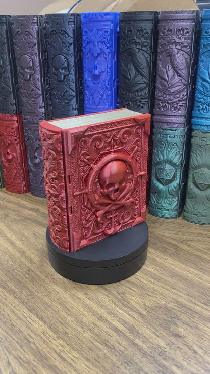 Pirate Yarr Reforged Tome DnD Dice Storage Tray | 3D Printed Book Box