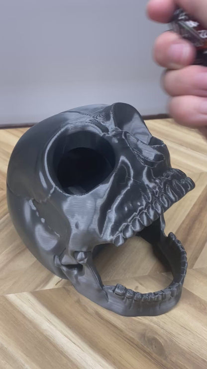 Screaming Skull Dice Tower | 3D Printed D&D Dice Rolling Accessory