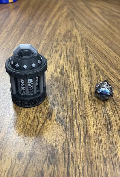 Dice Jail - Single Die Prison Cage | 3D Printed Tabletop RPG Accessory
