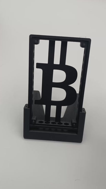 Bitaxe Gamma 601 Display Stand | 3D Printed Solo Bitcoin Miner Holder