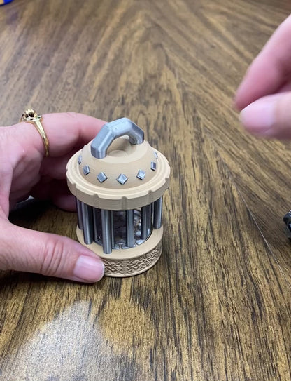 Dice Jail - Single Die Prison Cage | 3D Printed Tabletop RPG Accessory